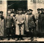 Немецкое командование на ж/д вокзале в Гродно
