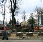 Реконструкция Советской площади. 04.04.2006 года