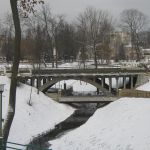 Мост через Городничанку. 07.01.2009 года