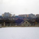Вид со стадиона на ул. Коммунальную и Переселку. 06.03.2010 года