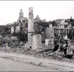 Руины на ул. Подольной. 1941 год