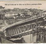Взорванный старый мост. 1917 год