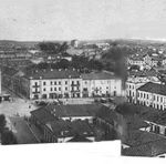 Панорама площади с Гарнизонного костёла. 1915-1940 гг