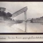Взорванный ж/д мост. 1915 год