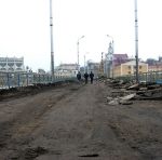 Реконструкция старого моста. 18.01.2008 года