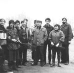 Группа на пл. Ленина. 80-е годы