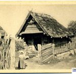 Деревенские постройки в окрестностях Гродно. 19 век