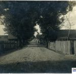 Деревянные дома в окрестностях Гродно. 1915-18 гг