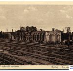 Взорванный железнодорожный вокзал. 1915 год