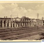 Взорванный железнодорожный вокзал. 1915 год