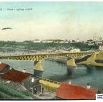 Автодорожный мост. Неман. Вид на город. Нач. 20-го века