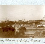 Вид на город и Новый замок. Неман. 1915-18 гг
