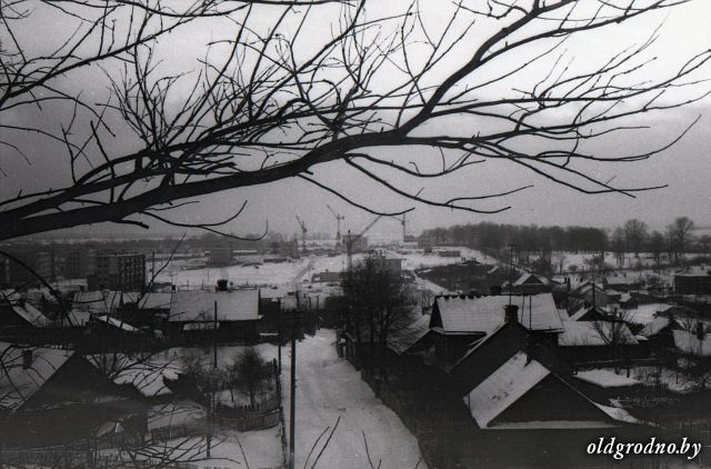 Вид на ул. Лидскую и ул. Белуша. 70-е годы