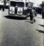 Автобус на Советской площади. 50-е годы