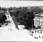 Вид на Старый мост и ул. Мостовую. 70-е годы
