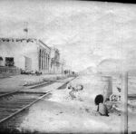 Взорванный ж/д вокзал. 1915 год